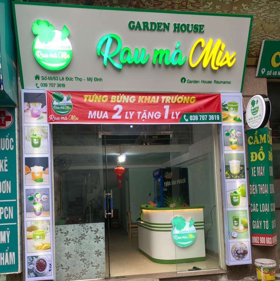 Garden House Rau Má Mix - Trà Bí Đao - Số 48 Ngõ 63 Lê Đức Thọ